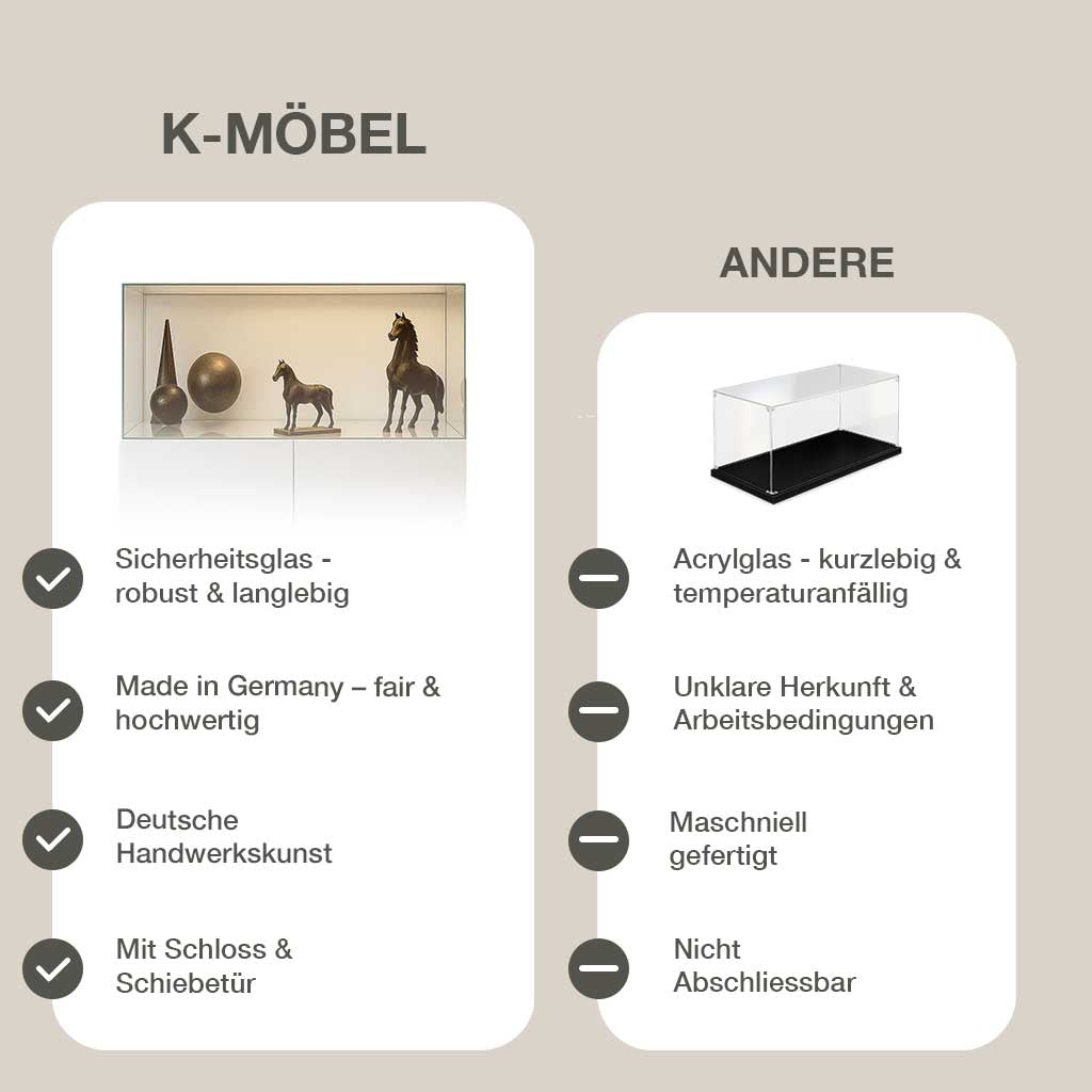 Kunstvitrine Handgemacht